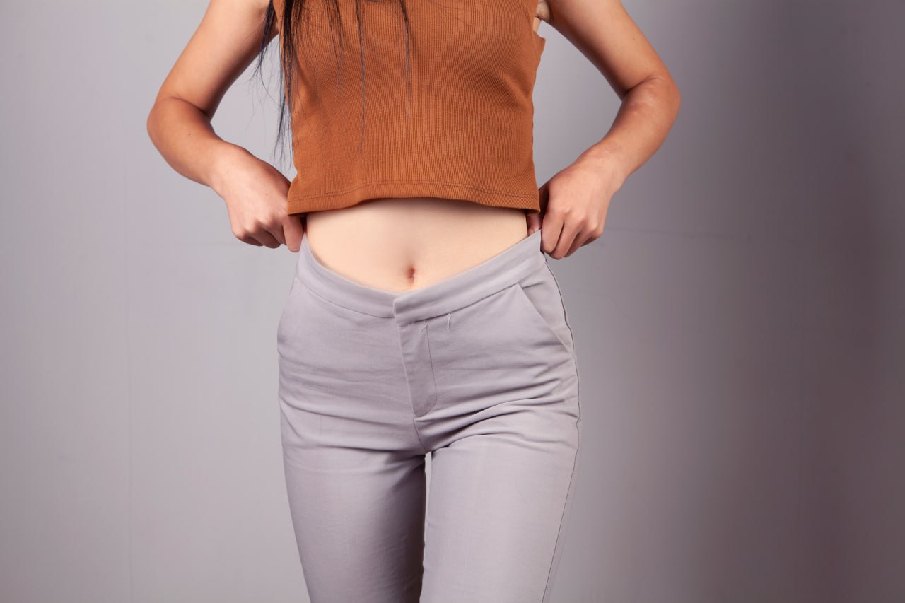 수술 후 가벼운 운동하는 여성