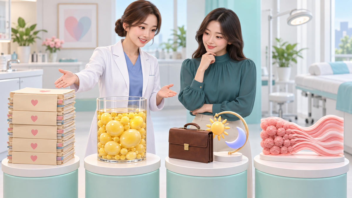 비너스의원 유방축소 사례 핵심 수치 가상 일러스트